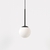 Imagem do Pendente Bubble Globo Ø12cm Alumínio 1xG9 - QImporta PD2318