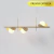 Pendente Calandra Assimétrico Linear 27x21x80cm Alumínio e Globo Ø10cm Fosco 3xG9 - QImporta PD2343