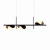 Pendente Calandra Assimétrico Linear 27x21x80cm Alumínio e Globo Ø10cm Fosco 3xG9 - QImporta PD2343 - loja online