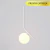 Imagem do Pendente Angular Globo Ø12cm c/ Rosca Alumínio 1xG9 - QImporta PD2357
