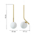 Pendente Angular Globo Ø12cm c/ Rosca Alumínio 1xG9 - QImporta PD2357 - loja online