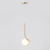 Pendente Angular Globo Ø12cm c/ Rosca Alumínio 1xG9 - QImporta PD2357 - Coreluz | Luminárias, Pendentes, Arandelas e Iluminação