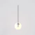 Imagem do Pendente Angular Globo Ø12cm c/ Rosca Alumínio 1xG9 - QImporta PD2357