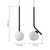 Kit 03 Pendente Angular Globo Ø12cm c/ Rosca Alumínio 1xG9 - QImporta PD2357 (cópia) - comprar online