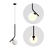 Kit 03 Pendente Angular Globo Ø12cm c/ Rosca Alumínio 1xG9 - QImporta PD2357 (cópia) na internet