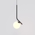 Pendente Angular Globo Ø12cm c/ Rosca Alumínio 1xG9 - QImporta PD2357 - comprar online