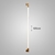ARANDELA SLIM PONTEIRA 06X130X7,5CM 1XT8 DE 60 OU 120CM | USINA DESIGN 16515/1 na internet