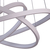PENDENTE MONTREAL ARO Ø60X2CM / Ø50X2CM / Ø40X2CM LED 89W 3000K BIVOLT / 03 ANEL BRANCO | STUDIOLUCE QPD1303-BR - comprar online