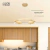 Pendente Splice Ø60x6,5cm Led 60w 3000k Bivolt Alumínio Dourado - Usina Imports UI20165/60DR - comprar online
