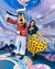 Saia plissada Mickey Amarela