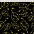 Tricoline Terço Nossa Senhora - Preto e dourado - 0,50M X 1,50M