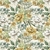 FLORAL CAMPESTRE BRANCO E AMARELO - FUNDO CLARO- 0,50m X 1,50m