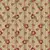 FLORZINHA VERMELHA - FUNDO CARAMELO - Tricoline Digita- 0,50m X 1,50m