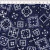 Tricoline Bandana - AZUL MARINHO - ESTAMPA PEQUENA - 0,50m X 1,50m