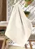 TOALHA DE ROSTO VELOUR ARTESANALLE - COR MARFIM - 50cm x 80cm - DOHLER