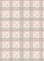 Tricoline Estampada - Coleção BORBOLETANDO - XADREZ ROSÊ - 0,50m X 1,50m