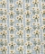 COLEÇAO MARGARIDAS - FUNDO XADREZ AZUL BEBE - Tricoline Digital - 0,50m X 1,50m