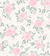TRICOLINE FLORAL ROSAS EM AQUARELA - AG - Fundo LINHO OFF WHITE - estamparia digital - 0,50m X 1,50m