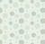 Tricoline Estampada - Coleção DOCE DE COCO - COMPOSÊ GEOMÉTRICO BOLAS VERDE MENTA - FUNDO MENTA - 0,50m X 1,50m