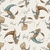 BRUXINHO HARRY POTTER- FUNDO BEGE -Tricoline Digital - 0,50m X 1,50m