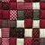 ESTAMPA PATCHWORK VERMELHA - 0,50m X 1,50m - comprar online