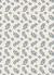 Tricoline Estampada - Coleção BORBOLETANDO - FLORES PEQUENAS AZUL E FUNDO BRANCO - 0,50m X 1,50m