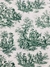 Estampa TOILE DE JOUY - VERDE ESCURO -Tricoline 100% ALGODÃO - 0,50m X 1,50m - comprar online