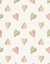 COLEÇÃO DELICADEZA - CORAÇÕES -Tricoline Digital - 0,50m X 1,50m - comprar online