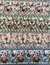 BARRADOS VINTAGE BORBOLETAS - Tricoline Digital PANO PRA MANGGA - faixas - barrados - 0,55 cm x 1,50 cm