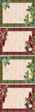 Tricoline Digital - COLEÇÃO TOSCANA - PAINEL - Americanos UVAS E VINHOS - 0,50m X 1,50m (4 unidades) - comprar online