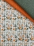 FLORAL ZÉLIA - FUNDO XADREZ VERDE CLARO -Tricoline Digital - 0,50m X 1,50m - comprar online