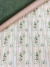 ESTAMPA RAMINHOS VERDES EM FUNDO LISTRADO ROSE AQUARELADO - 0,50m X 1,50m na internet