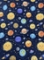 ESTAMPA ESPAÇO FELIZ - FUNDO MARINHO - TRICOLINE DIGITAL - 0,50m X 1,50m