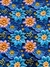 Tricoline Digital - COLEÇÃO BORDADOS 3D - BLUE DAISY - 0,50m X 1,50m