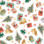 Tricoline Estampa digital - Coleção NATAL - PRESENTES DE NATAL - FUNDO BRANCO - 0,50M X 1,50M