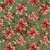 ESTAMPA LAÇOS DE NATAL - FUNDO VERDE - 0,50M X 1,50M - comprar online