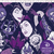 Tricoline estampada Licenciada DISNEY - Vilãs da Disney - Fundo Preto - 0,50m X 1,50m