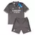 Kit infantil Real Madrid III cinza Adidas 2024-2025