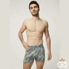 Boxer G3, de Algodón C/Lycra Estampa "Energia". (3316)