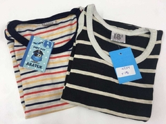 Musculosa Bebé, Algodó Estampada Rayada.(4254) en internet