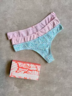Colaless Frashe (Packx3) de Algodòn C/Lycra Estampa Animal Print. (582)