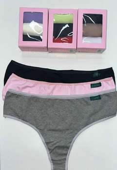 Couloteless Capri (Packx3) de Algodón C/Lycra.(3003)