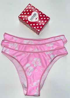 Vedetina Fascination (Packx3) de Lycra, Estampa Flores.