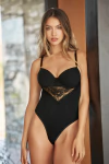 Body Maia Con Taza, de Puntilla y Algodón C/Lycra.(5060) - comprar online