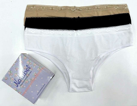 COULOTTE NATUBEL (PACK X 3) DE ALGODÓN C/ LYCRA. (530)