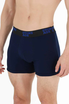 Boxer Hombre Stone Age, de Algodón C/Lycra Liso. (155) - comprar online