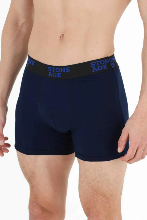 Boxer Hombre Stone Age, de Algodón C/Lycra Liso. (155) - comprar online