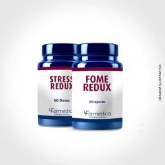 Combo Stress Redux 60 Doses + Fome Redux 60 Cápsulas