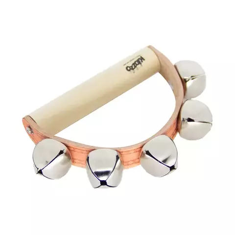 Chocalho Infantil 5 Guizos com Alça em Madeira - comprar online