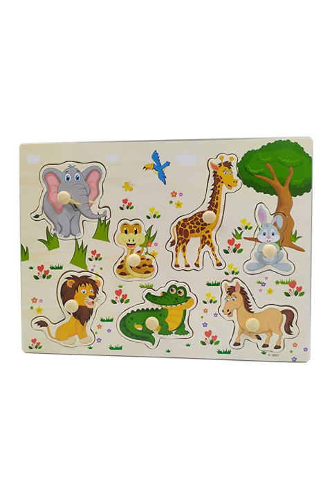 Encaixe Animais com pinos